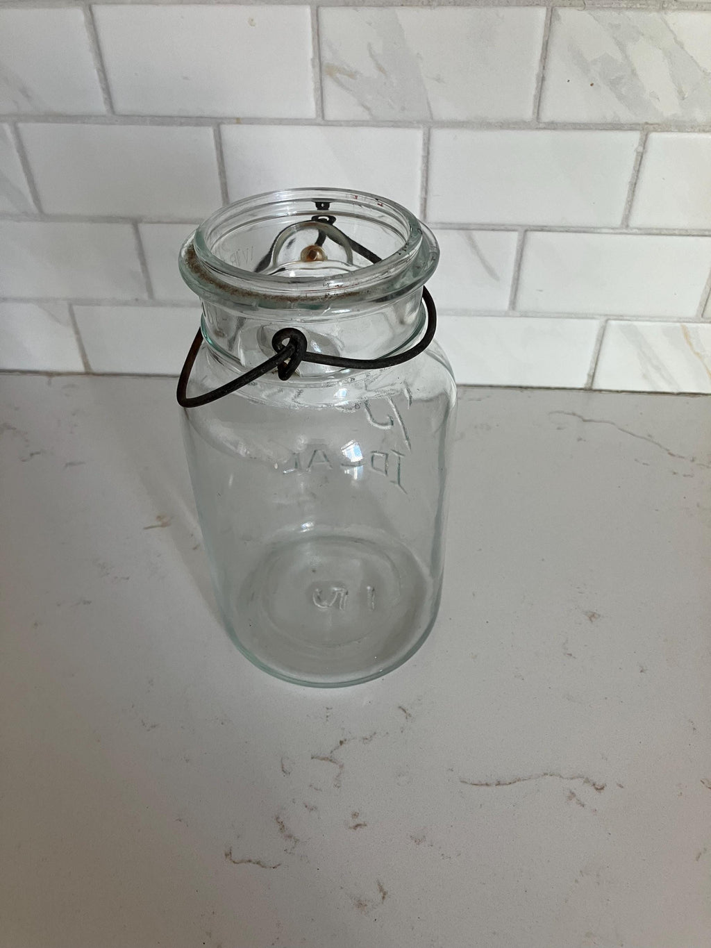 1920’s Atlas Aqua Blue Strong Sholder Mason Jar, Ball Ideal Mason Jar, Old Canning Jars, Country Decor, Shabby Chic
