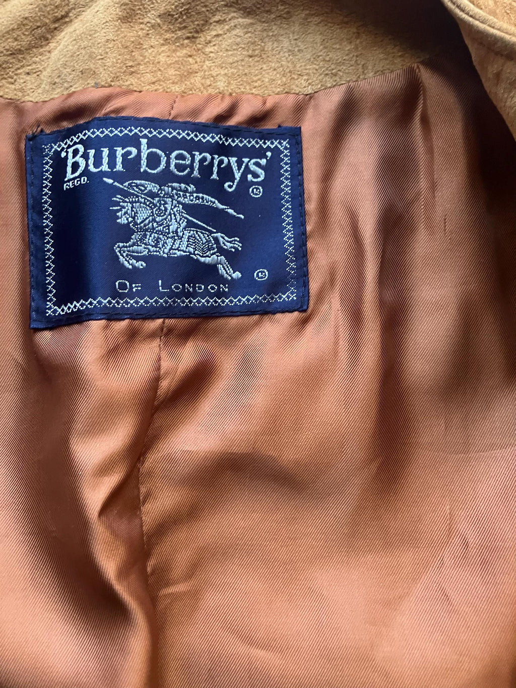 1980’s Vintage Burberrys Suede Vest / Vintage Burberry / Waistcoat