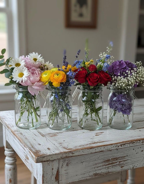 1930’s Hazel Atlas E-Z Seal Mason Jars, Vintage Canning Jars 8 x 3 1/2 Old Canning Jars