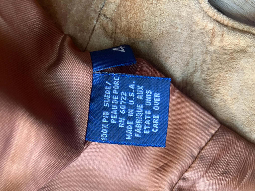 1980’s Vintage Burberrys Suede Vest / Vintage Burberry / Waistcoat