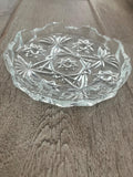 Anchor Hocking Pressed Glass Ashtray, Star Of David 1950’s